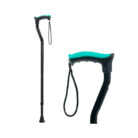 L07-Walking-Stick-(Soft-Top-Handle)-Black