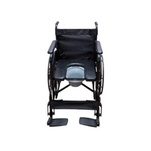 Wheelchair-with-U-cut-Commode