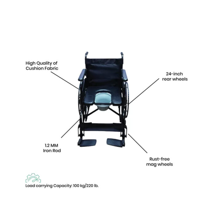 Wheelchair-with-U-cut-Commode2 Wheelchair-with-U-cut-Commode2
