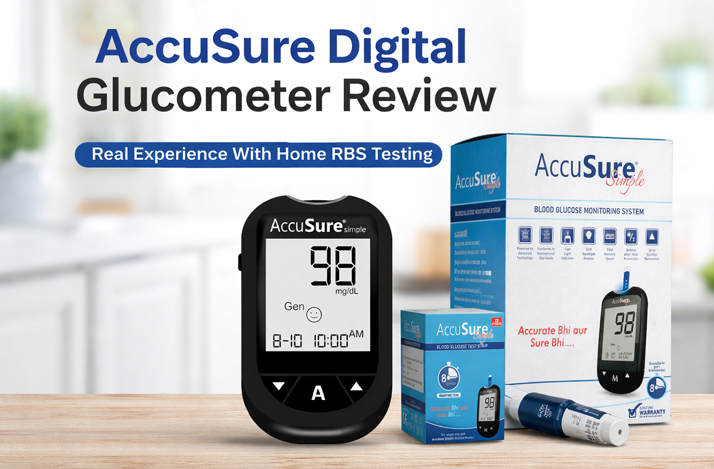 AccuSure Digital Glucometer