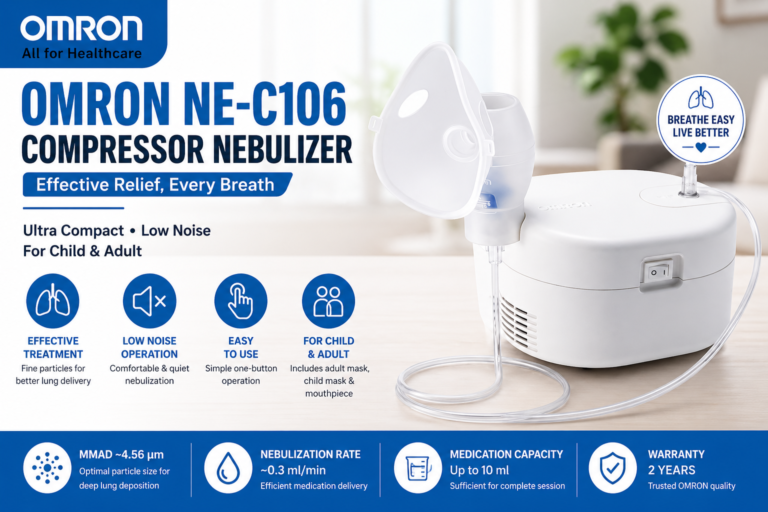 Omron Nebulizer NEC 106 Review: Is This Ultra Compact Nebulizer Right for Your Family?