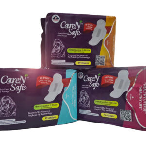Care N Safe Sanitary Pads – 100% Chemical-Free Cotton Sanitary Napkin - Combo Pack